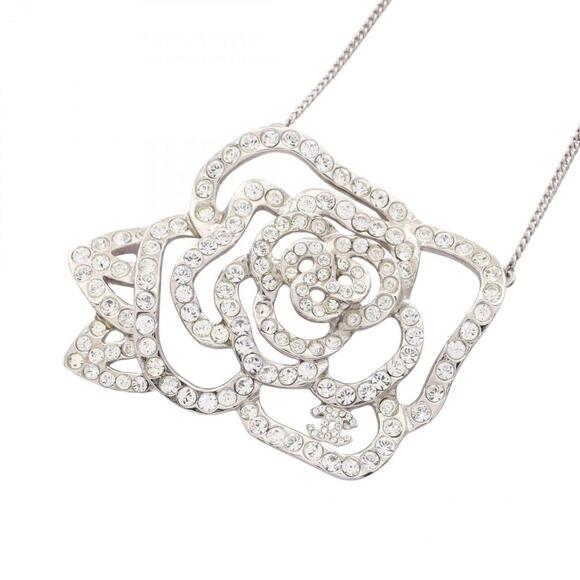 CHANEL Clear Logo Necklace - Picture 1 of 5
